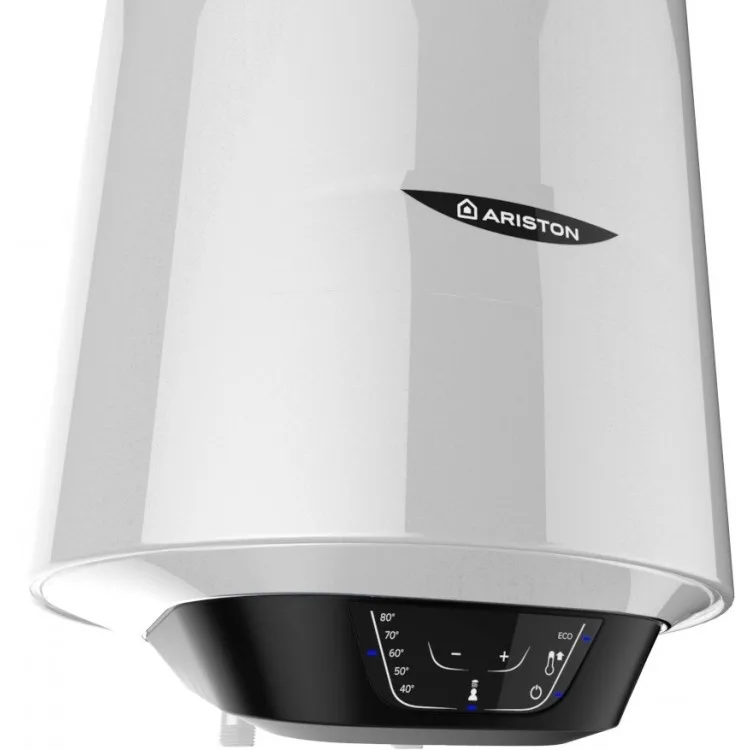 Електричний водонагрівач Ariston круглої форми PRO1 ECO 30 V SLIM 1.8K PL EU, об'ємом 30 л, потужністю 1,8 кВт, з електронним керу