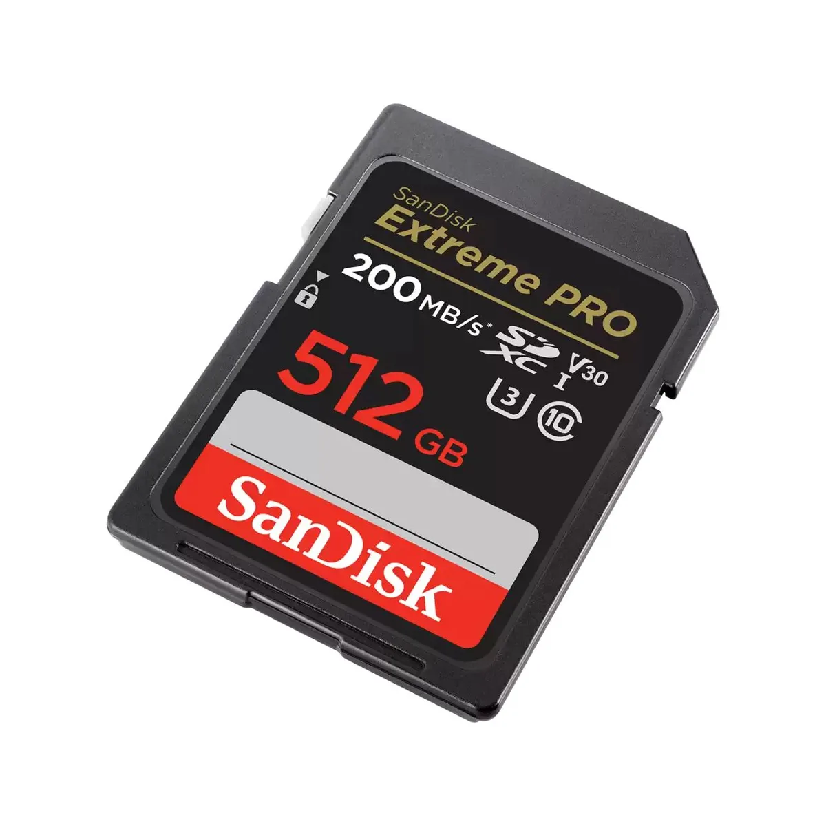 Карта памяти SanDisk SD 512GB C10 UHS-I U3 R200/W140MB/s Extreme Pro V30