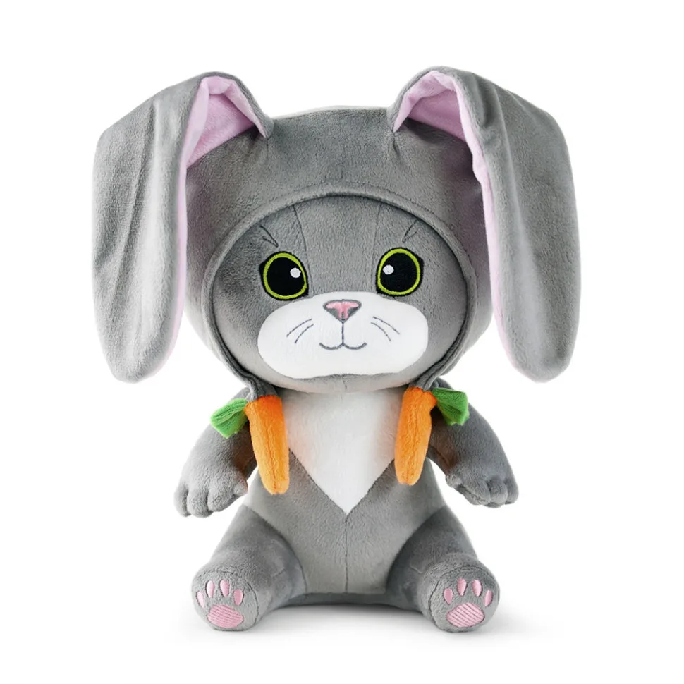 Плюшева іграшка Кото Кролик WP Merchandise 29 см Сірий