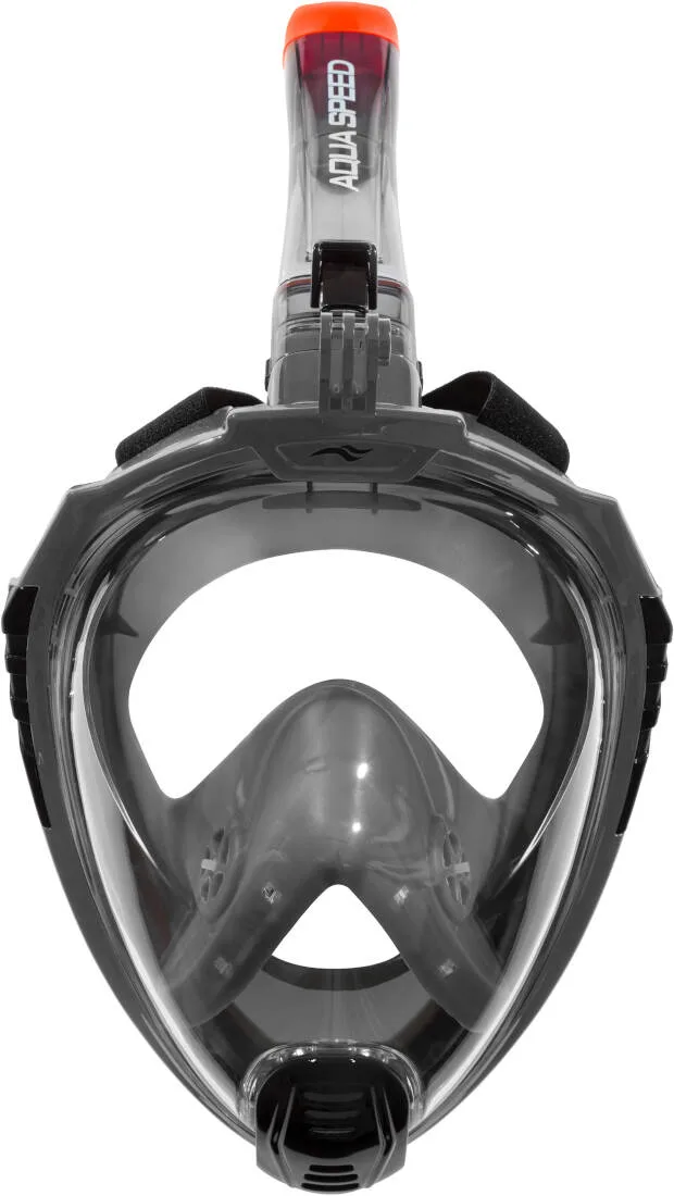 Повнолицьова маска AQUA SPEED силікон L/XL чорна