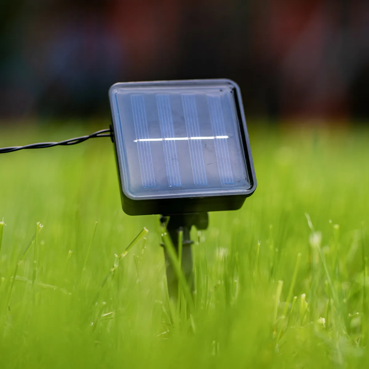 Декоративная солнечная гирлянда LumiLED пластиковая 20 LED 7 59 м черная