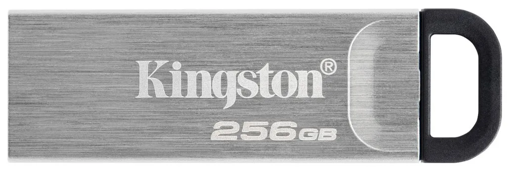 Флешка Kingston метал 256 ГБ срібна USB 3.2