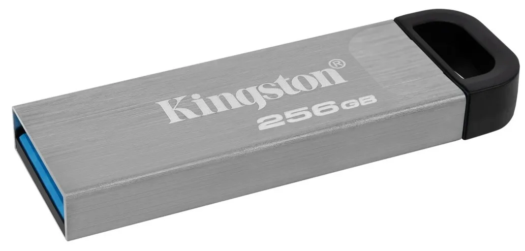 Флешка Kingston метал 256 ГБ срібна USB 3.2