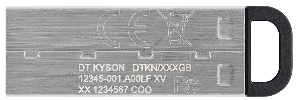 Флешка Kingston метал 256 ГБ срібна USB 3.2