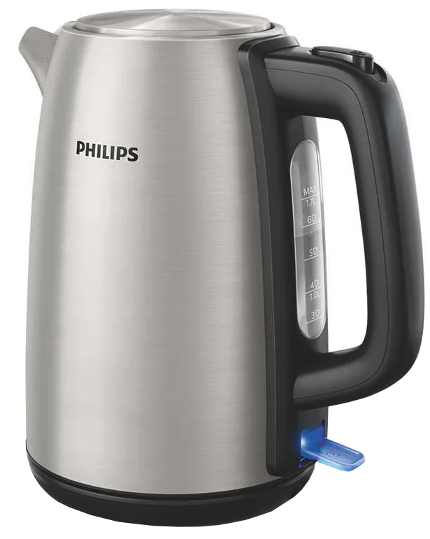 Електрочайник Philips Нержавіюча сталь 1,7 л Чорний