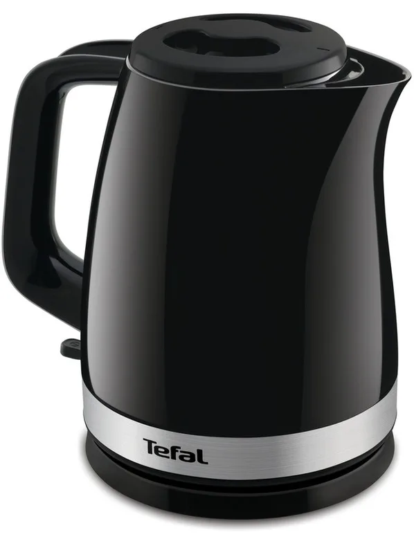Електрочайник Tefal 1,5 л пластик чорний з фільтром від накипу 2400 Вт