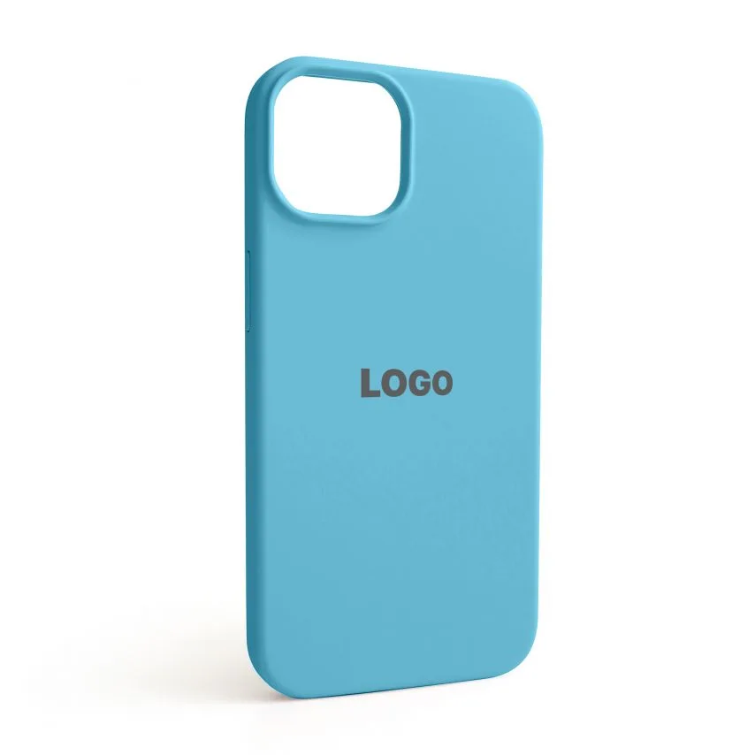 Чохол Silicone Case для Apple iPhone 14 силіконовий блакитний