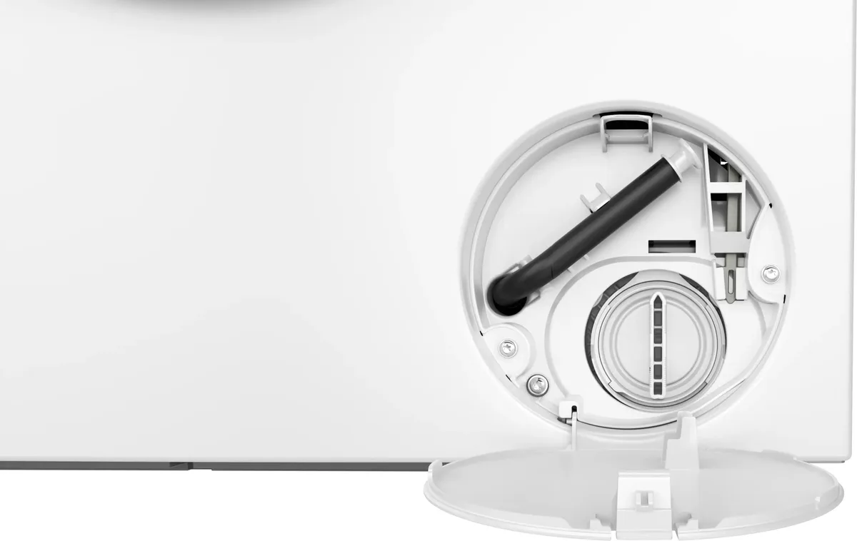 Пральна машина Bosch фронтальна 9кг 1400 об/хв для прання біла з дисплеєм для одягу та текстилю