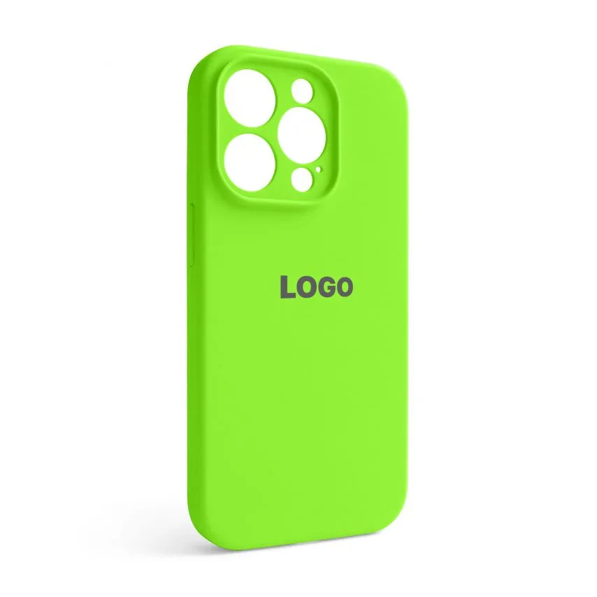 Чохол Silicone Case для Apple iPhone 14 Pro силіконовий 40 салатовий закрита камера
