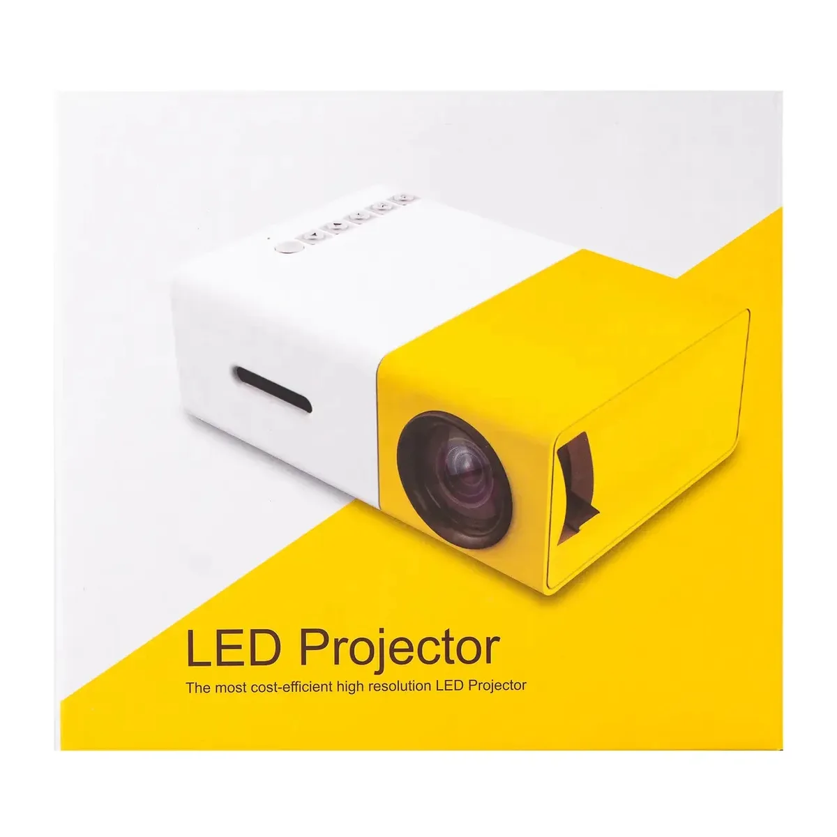 Проектор портативный Smartx LCD 1920x1080 желтый с встроенными динамиками