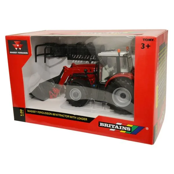Трактор Britains Massey Ferguson 1:32 метал пластик червоний чорний
