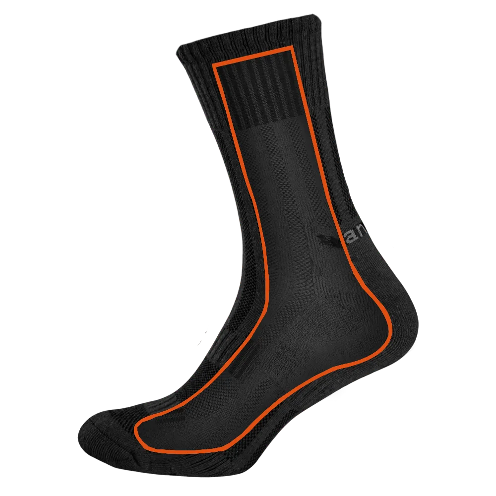 Трекінгові шкарпетки Camotec чорні 39-42