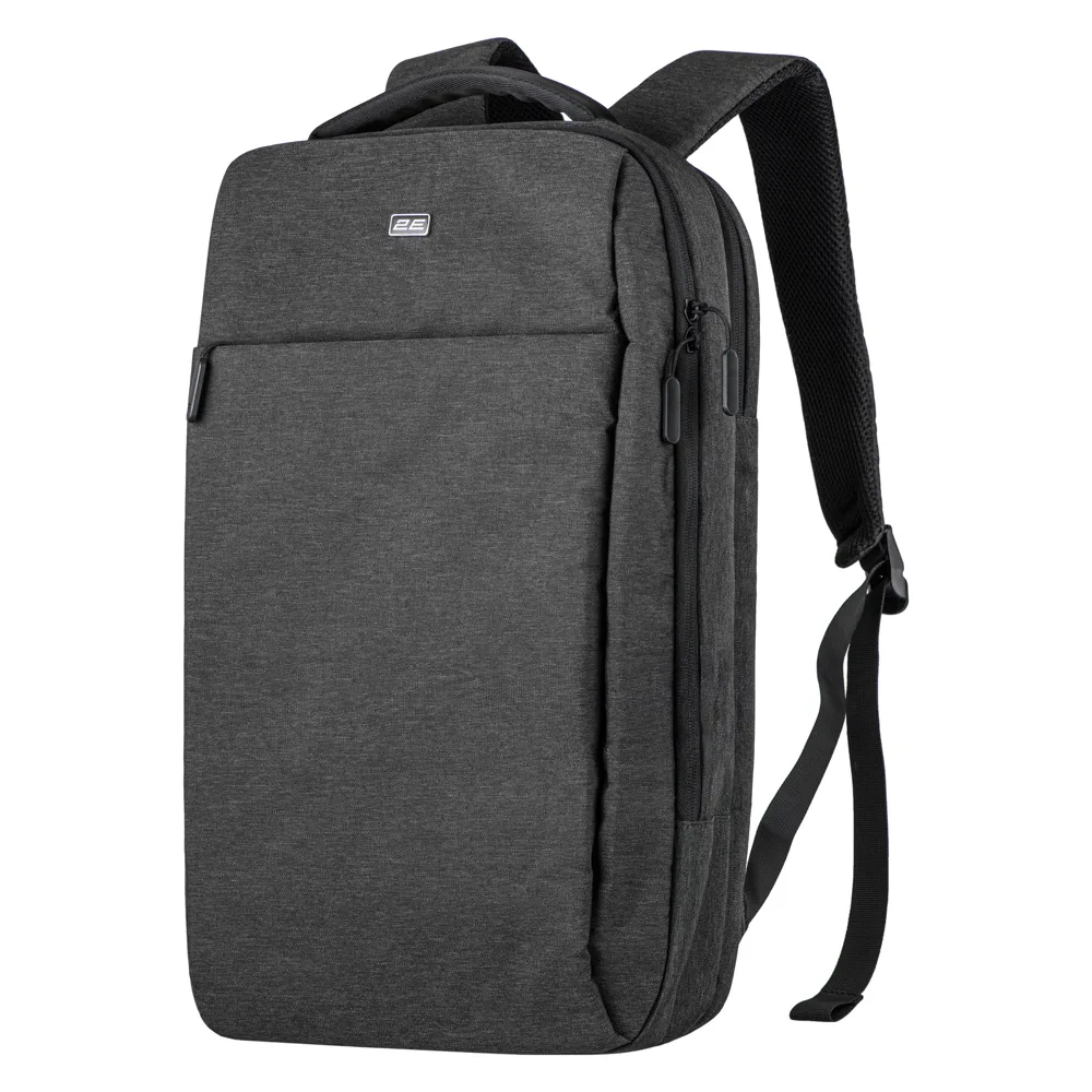 Рюкзак 2E, Melange 17", чорний