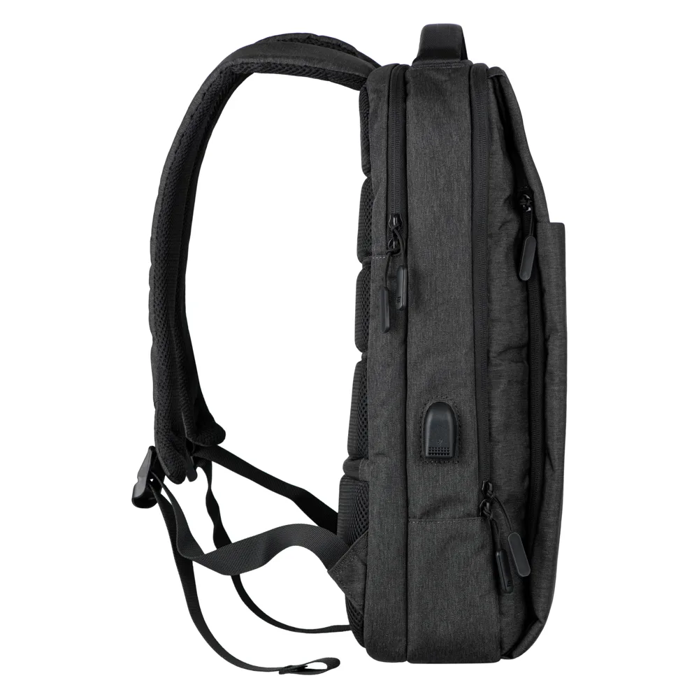 Рюкзак 2E, Melange 17", чорний