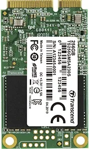 Накопичувач SSD Transcend 256GB mSATA 3D TLC NAND 400Мб/с 530Мб/с