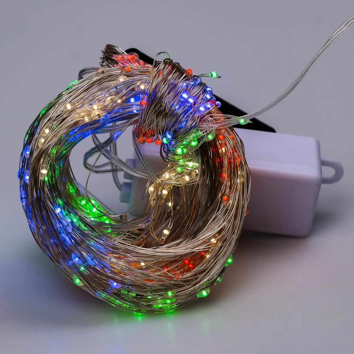 Светодиодная гирлянда 600LED 3 м Конский хвост Разноцветная 20 линий 8 режимов