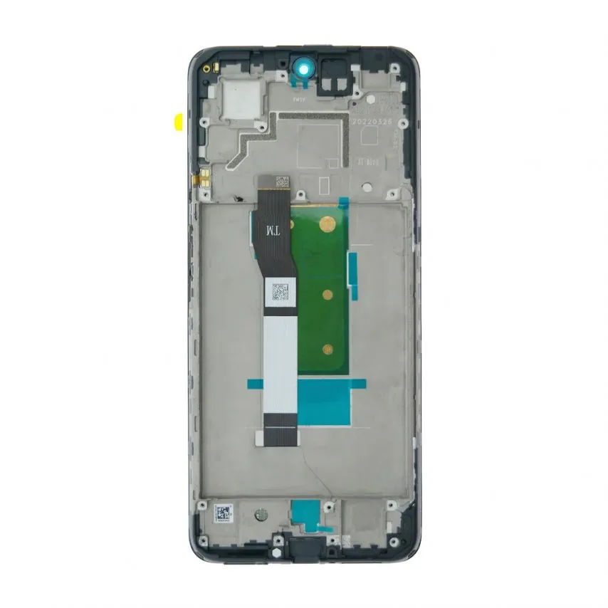 Дисплей LCD IPS 6,67 дюймів чорний з сенсорним екраном і рамкою для Xiaomi Redmi Note 11T Pro Plus