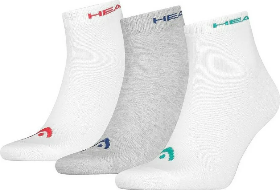 Шкарпетки Head бавовна 35-38 білий сірий