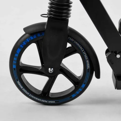 Самокат алюминиевый Best Scooter с тормозом со светом 200 мм колеса для взрослых и подростков городской скейтборд