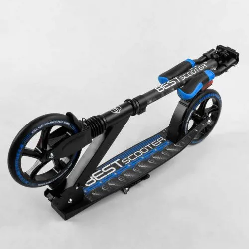 Самокат алюминиевый Best Scooter с тормозом со светом 200 мм колеса для взрослых и подростков городской скейтборд