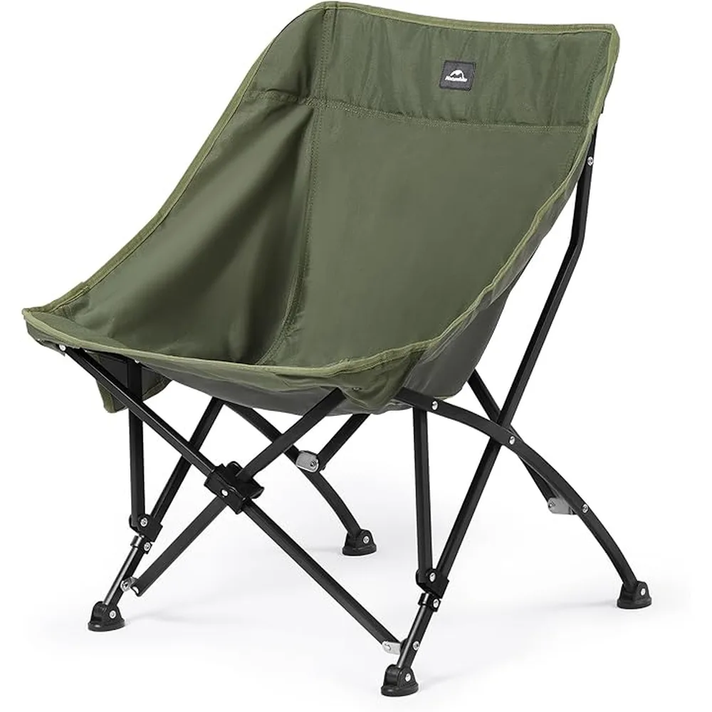 Складной стул Naturehike сталь 64х62х70 см темно-зеленый