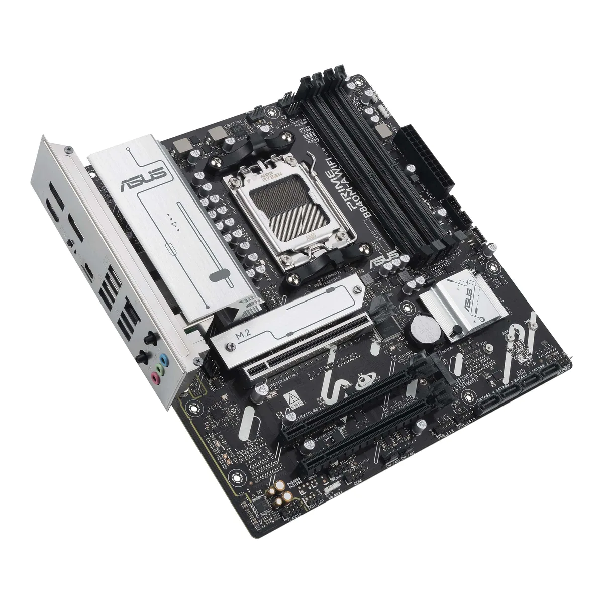 Материнcька плата ASUS PRIME B840M-A WIFI sAM5 B840 4xDDR5 M.2 HDMI DP Wi-Fi BT mATX