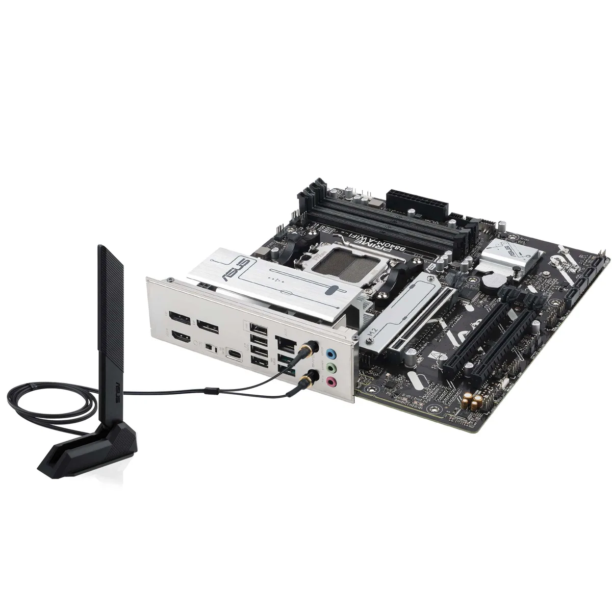 Материнcька плата ASUS PRIME B840M-A WIFI sAM5 B840 4xDDR5 M.2 HDMI DP Wi-Fi BT mATX