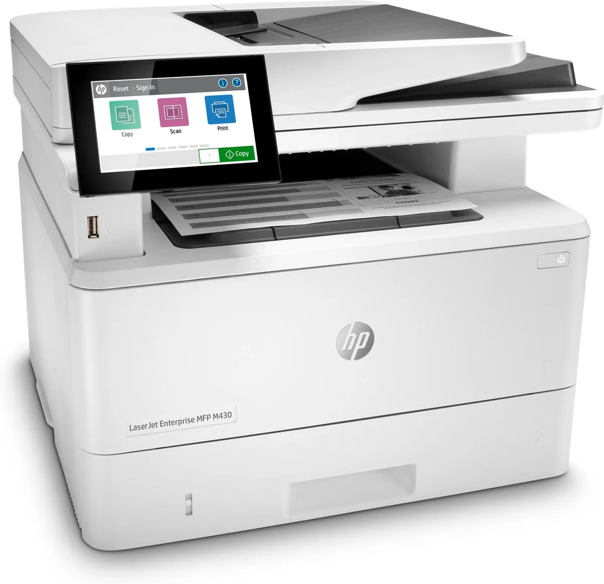 Багатофункціональний пристрій А4 ч/б HP LaserJet Enterprise M430f