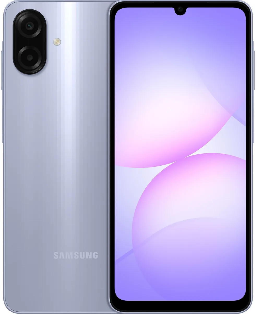 Смартфон Samsung 6.7" 4ГБ 128ГБ 2SIM фіолетовий світлий 5000мАг