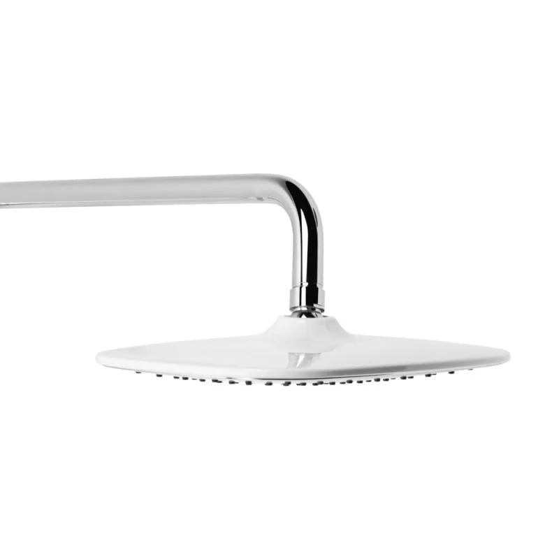 Душова система Qtap Grand 1004 латунь біла 260х520х950-1350 мм хромова
