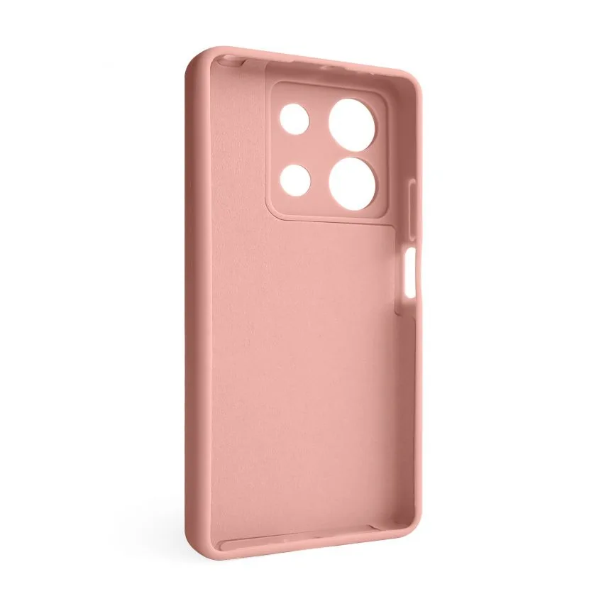 Силиконовый чехол для Xiaomi Redmi Note 13 5G 12 5G розовый