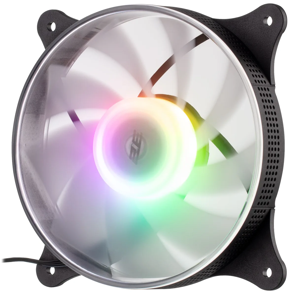 Корпусний вентилятор 2E GAMING Air Cool ACF120VRB-ARGB 120мм, 1200rpm, 4pin, 23dBa, reversed, чорний