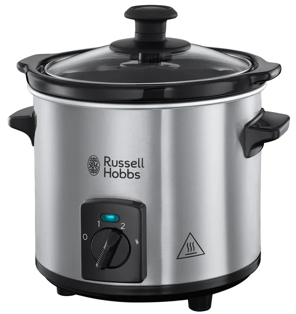 Мультиварка Russell Hobbs нержавіюча сталь 2 л чорна 3 програми