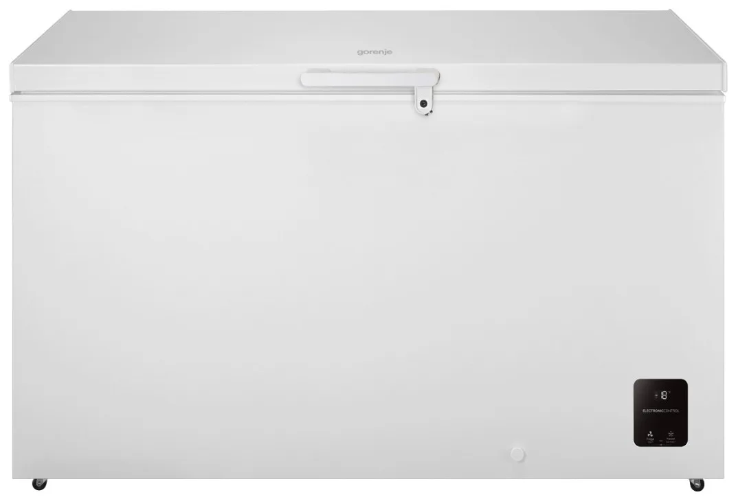 Морозильна камера Gorenje, 420 л, клас енергоефективності А+, ST, з дисплеєм, біла.