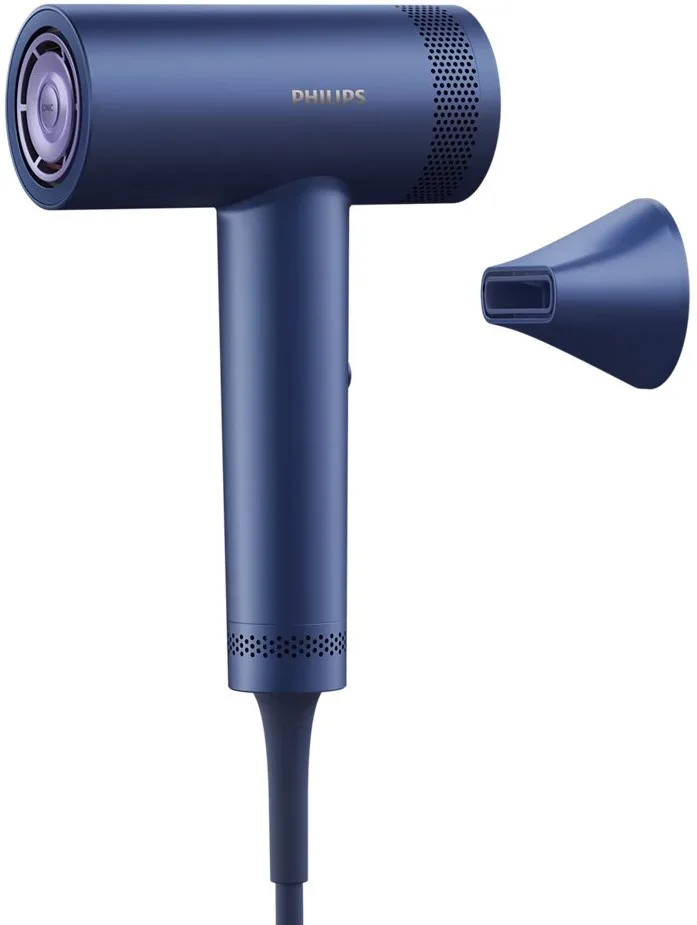 Фен Philips 8000 Series, 1400 Вт, 3 настройки, ионизация, холодный обдув, турборажим, цвет аквамарин