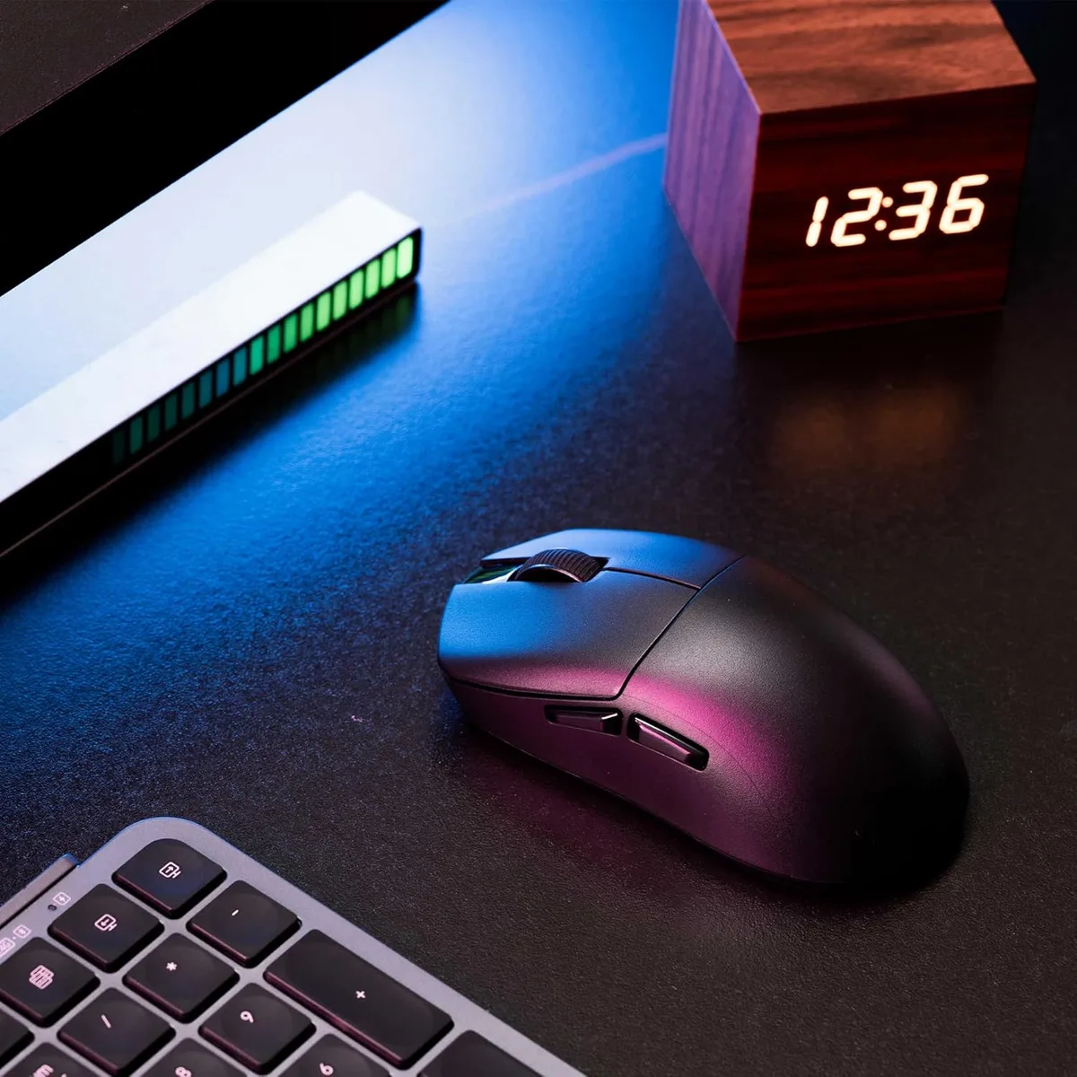 Миша Lemokey G1 USB-A/USB-C/WL/BT, 8K, чорний