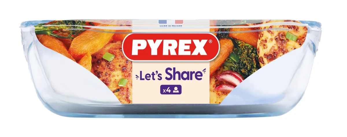 Форма для запікання Pyrex боросилікатне скло 31х20х6 см 2 л