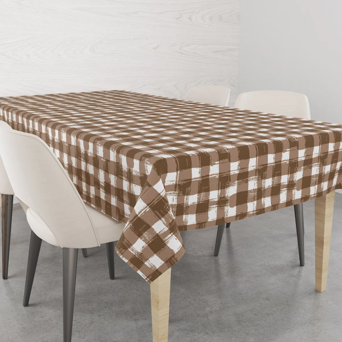 Скатертина Home Line Полупанама 120х150 см Сіра
