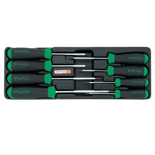 Набір викруток Torx T9-T40 8 од. пластик гума Toptul