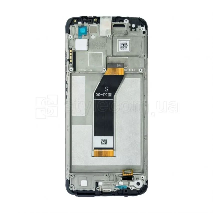 Дисплей IPS 6,5 дюймів для Xiaomi Redmi 10 чорний з сенсором і рамкою Original Quality