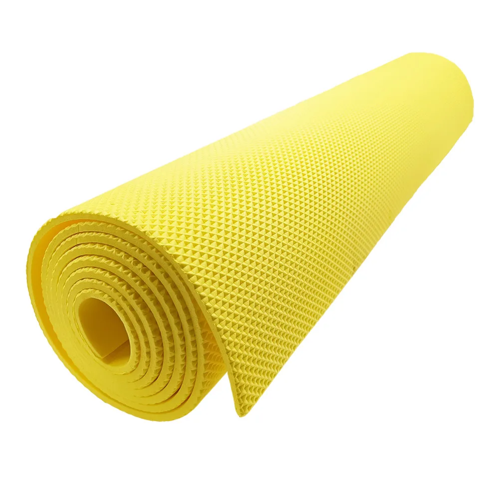 Йога-мат Profi EVA 173х61 см Жовтий Рельєфний