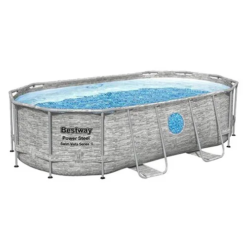 Каркасний басейн Bestway ПВХ 549х274х122 см Ротанг
