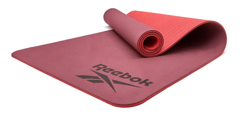 Двосторонній килимок Reebok поліестер 176х61х0,6 см червоний