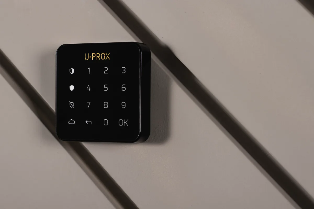 Бездротова сенсорна клавіатура U-Prox Keypad G1 Black, 1 група, бездротовий, чорний