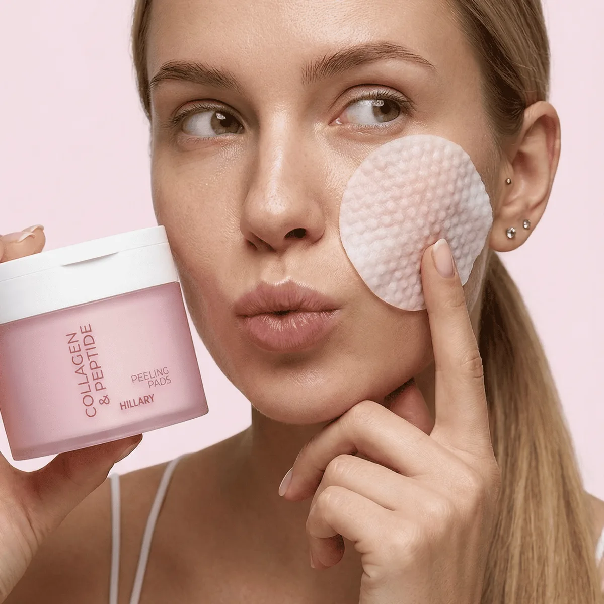 Комплекс пептидного омоложения Hillary Collagen & Peptide набор для кожи с возрастными изменениями лифтинг коррекция морщин