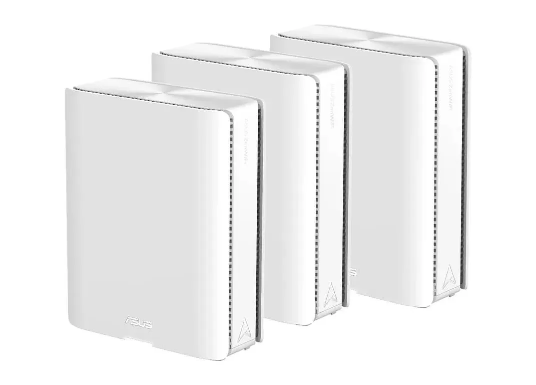 Система WiFi-Mesh ASUS ZenWiFi BQ16 BE25000, 2xGE LAN, 1xGE WAN/LAN, 1x10GE LAN, 1x10GE WAN/LAN, 1xUSB 3.0, 3 модуля, белый.