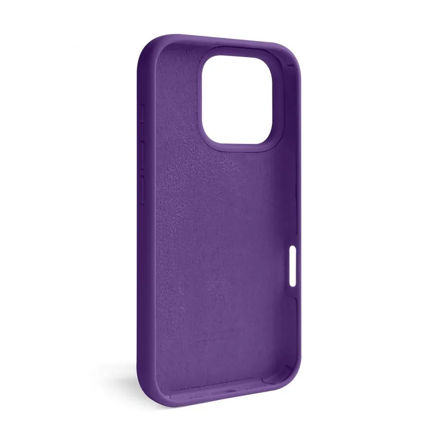 Чохол Silicone Case для Apple iPhone 16 Pro силіконовий фіолетовий