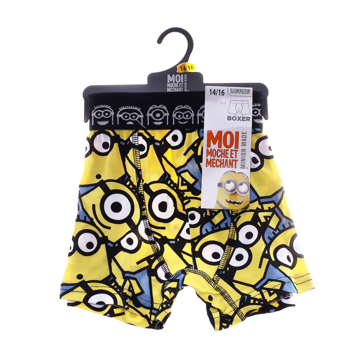 Трусы-боксеры MINIONS полиэстер 6-8 желтые