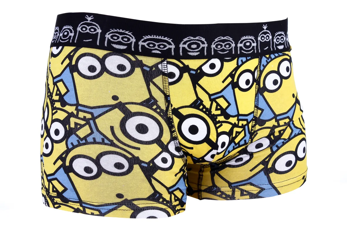 Трусы-боксеры MINIONS полиэстер 6-8 желтые