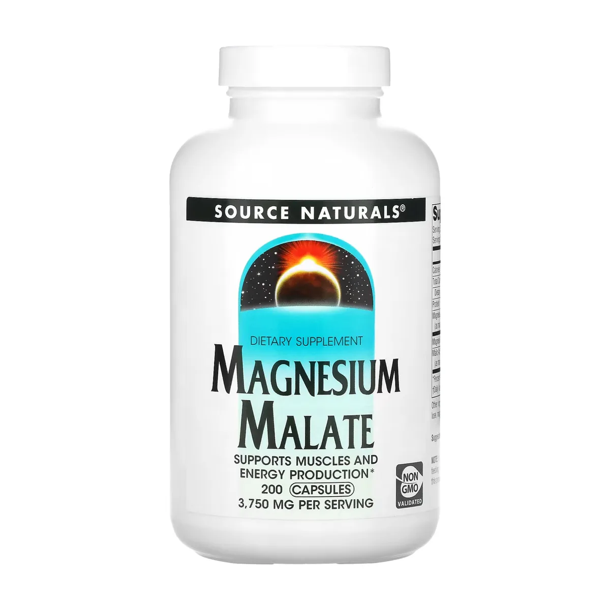 Малат магнію Source Naturals 625 мг 200 капсул